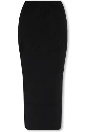 Alexander McQueen Dames, Rokken, Zwart, Maat: S Wol