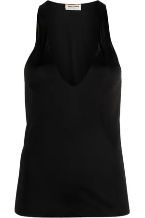 Saint Laurent Dames, Tops, Zwart, Maat: XS Jersey
