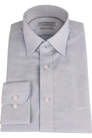 Michael Kors Heren, Overhemden, Blauw, Maat: XS Katoen