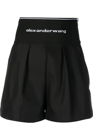 Alexander Wang Dames, Korte broeken, Zwart, Maat: XS Katoen