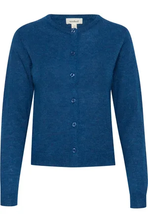 Soaked in Luxury Dames, Truien, Blauw, Maat: 2XL Wol