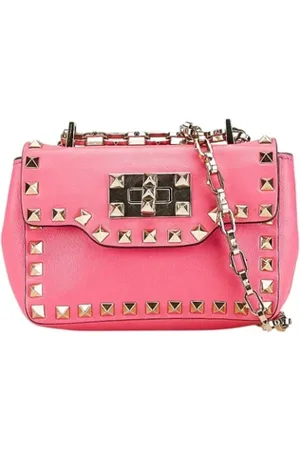 VALENTINO Dames, Pre-owned, Roze, Maat: ONE Size Leer