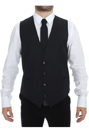 Dolce & Gabbana Heren, Pakken, Grijs, Maat: L Wol