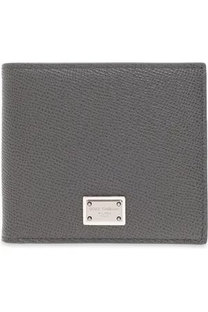 Dolce & Gabbana Heren, Accessoires, Grijs, Maat: ONE Size Leer