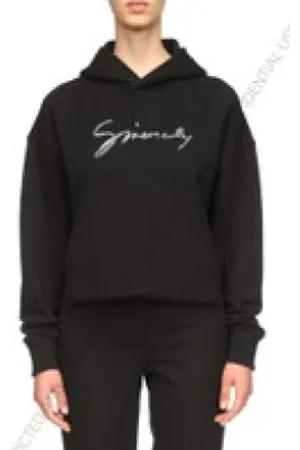 Givenchy Dames, Sweatshirts & Hoodies, Zwart, Maat: S