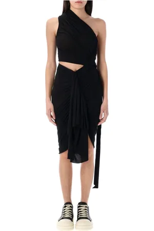 Rick Owens Dames, Jurken, Zwart, Maat: S Katoen