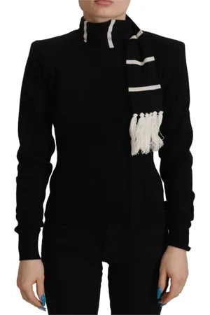 Dolce & Gabbana Dames, Truien, Zwart, Maat: 2XS Kasjmier