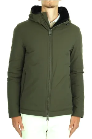 HERNO Heren, Jassen, Groen, Maat: M Poliester
