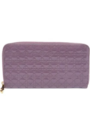 Dior Dames, Pre-owned, Paars, Maat: ONE Size Leer
