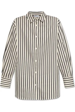 ANINE BING Dames, Blouses & Shirts, Veelkleurig, Maat: M Katoen