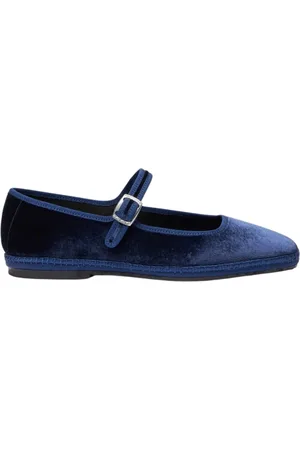 Scarosso Dames, Schoenen, Blauw, Maat: 37 EU Velours