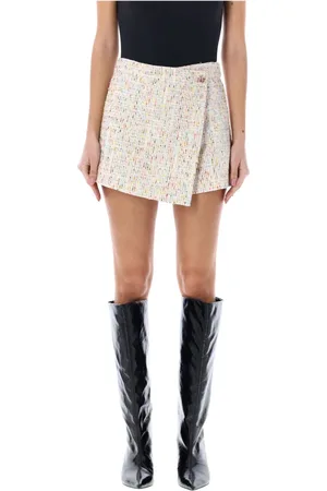 Msgm Dames, Rokken, Veelkleurig, Maat: XS Tweed