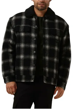 Calvin Klein Heren, Jassen, Veelkleurig, Maat: S Wol