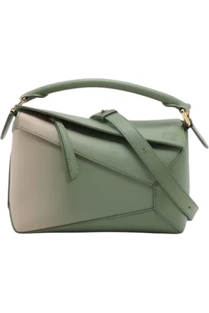 Loewe Dames, Pre-owned, Groen, Maat: ONE Size Leer