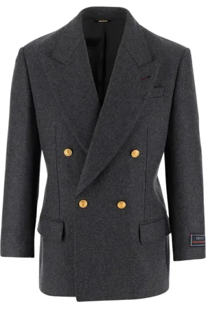 Gucci Heren, Jassen, Grijs, Maat: XL Wol