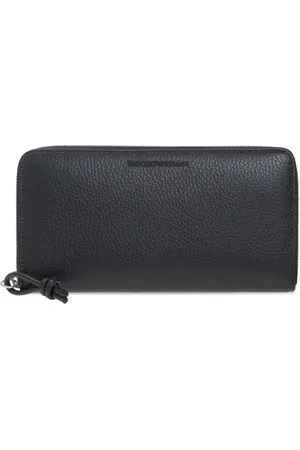 Emporio Armani Heren, Accessoires, Zwart, Maat: ONE Size Leer