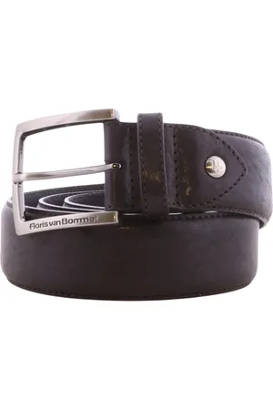 Van Bommel Heren, Accessoires, Zwart, Maat: 95 CM Leer
