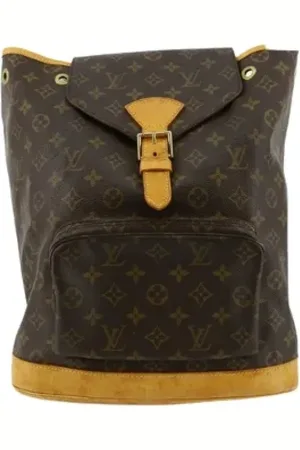 LOUIS VUITTON Unisex, Pre-owned, Bruin, Maat: ONE Size Tweed