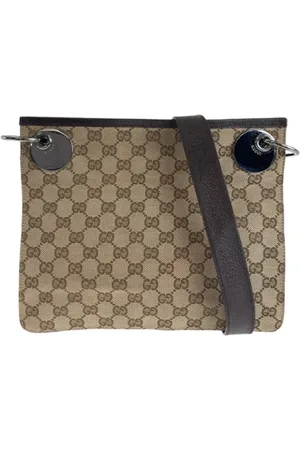 Gucci Dames, Pre-owned, Bruin, Maat: ONE Size Leer
