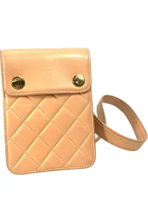 CHANEL Dames, Pre-owned, Bruin, Maat: ONE Size Leer