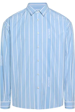 Jacquemus Heren, Overhemden, Blauw, Maat: M