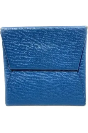 Hermès Dames, Pre-owned, Blauw, Maat: ONE Size Leer
