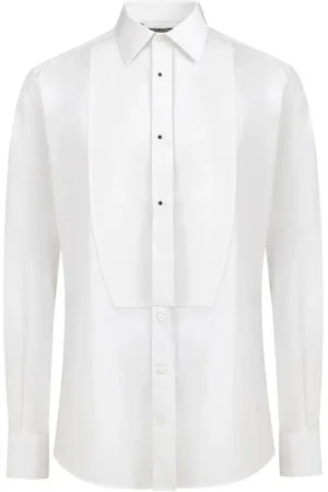 Dolce & Gabbana Heren, Overhemden, Wit, Maat: XS Katoen