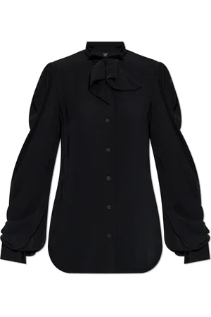 Balenciaga Dames, Blouses & Shirts, Zwart, Maat: M Poliester