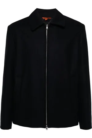 BARENA Heren, Jassen, Blauw, Maat: S Wol