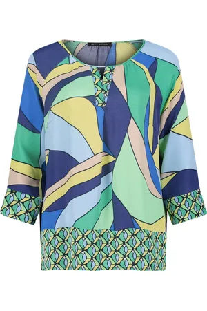 Betty Barclay Dames, Blouses & Shirts, Veelkleurig, Maat: 2XL Viscose