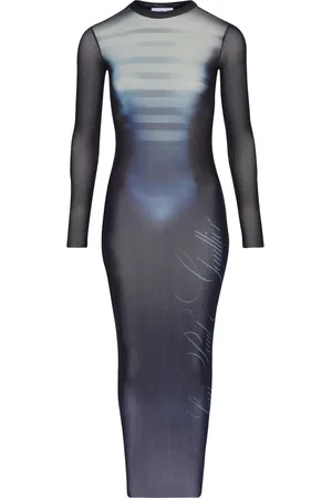 Jean Paul Gaultier Dames, Jurken, Blauw, Maat: S