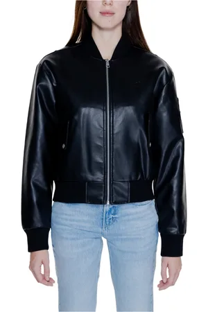 Calvin Klein Dames, Jassen, Zwart, Maat: M Poliester