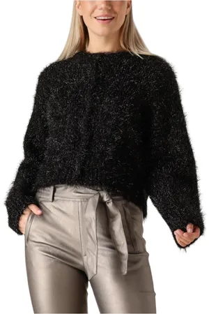 Knit-ted Dames, Truien, Zwart, Maat: S