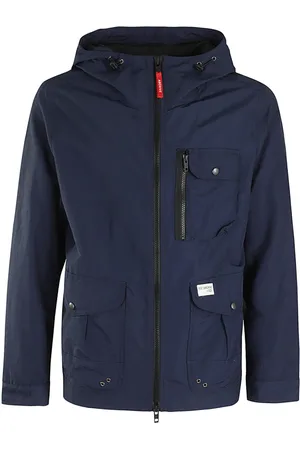 FAY Heren, Jassen, Blauw, Maat: M Katoen