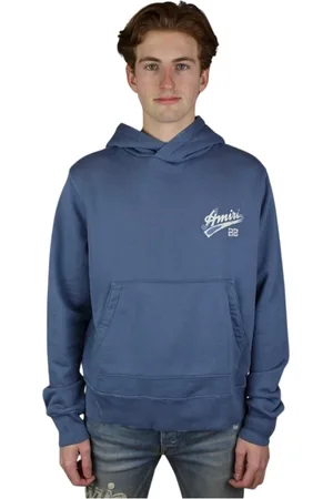 AMIRI Heren, Sweatshirts & Hoodies, Blauw, Maat: S Katoen