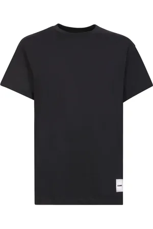 Jil Sander Heren, Tops, Zwart, Maat: S Katoen
