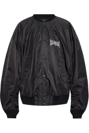 Balenciaga Heren, Jassen, Zwart, Maat: S Polyamide