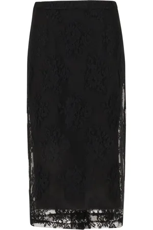 Dolce & Gabbana Dames, Rokken, Zwart, Maat: S Katoen
