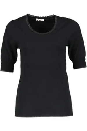 Liu Jo Dames, Tops, Zwart, Maat: S Nylon