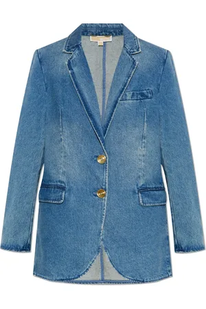 Michael Kors Dames, Jassen, Blauw, Maat: XS Denim