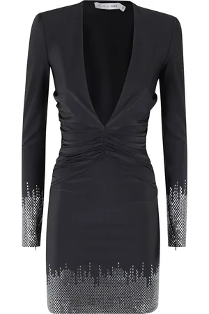 AMEN Dames, Jurken, Zwart, Maat: XS