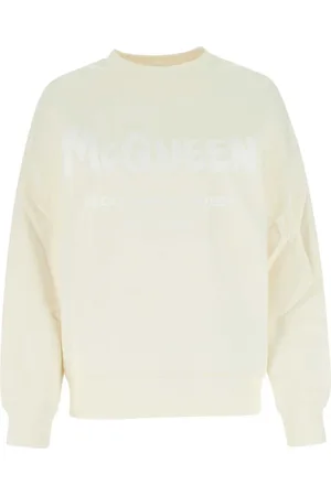 Alexander McQueen Dames, Sweatshirts & Hoodies, Wit, Maat: 2XS Katoen