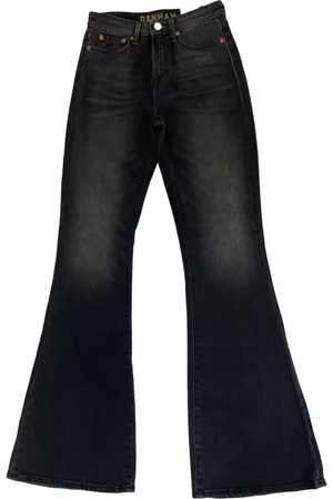Denham Dames, Jeans, Zwart, Maat: W27 L32 Katoen