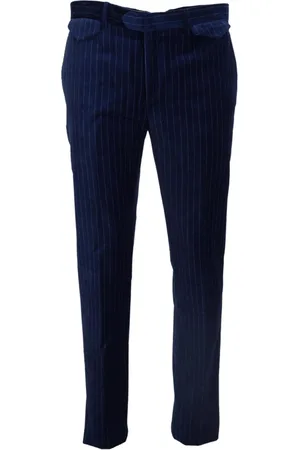 Bencivenga Heren, Broeken, Blauw, Maat: 2XL Corduroy