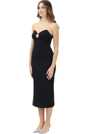 Elisabetta Franchi Dames, Jurken, Zwart, Maat: L