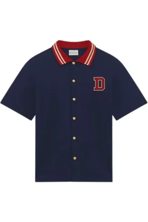 Drôle de Monsieur Heren, Overhemden, Blauw, Maat: M Katoen