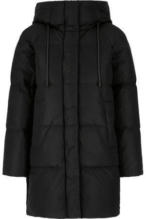 Max Mara Dames, Mantels, Zwart, Maat: S Nylon
