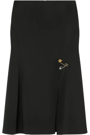 VERSACE Dames, Rokken, Zwart, Maat: XS