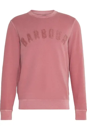 Barbour Heren, Sweatshirts & Hoodies, Roze, Maat: L Katoen