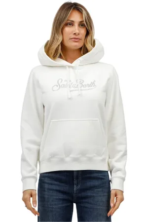 MC2 SAINT BARTH Dames, Sweatshirts & Hoodies, Wit, Maat: M